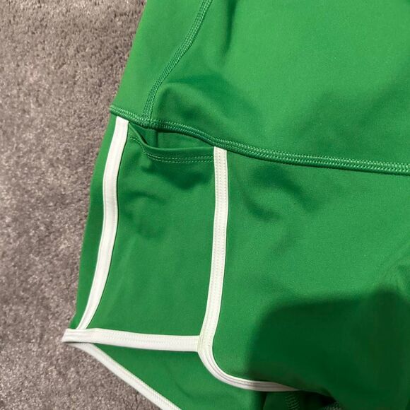 Free People movement Island Time Shorts Small Green workout gym dance micro - Picture 7 of 8